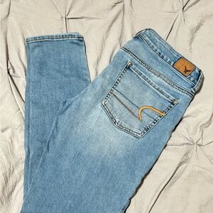 American Eagle Outfitters Light Blue Skinny Jeans
